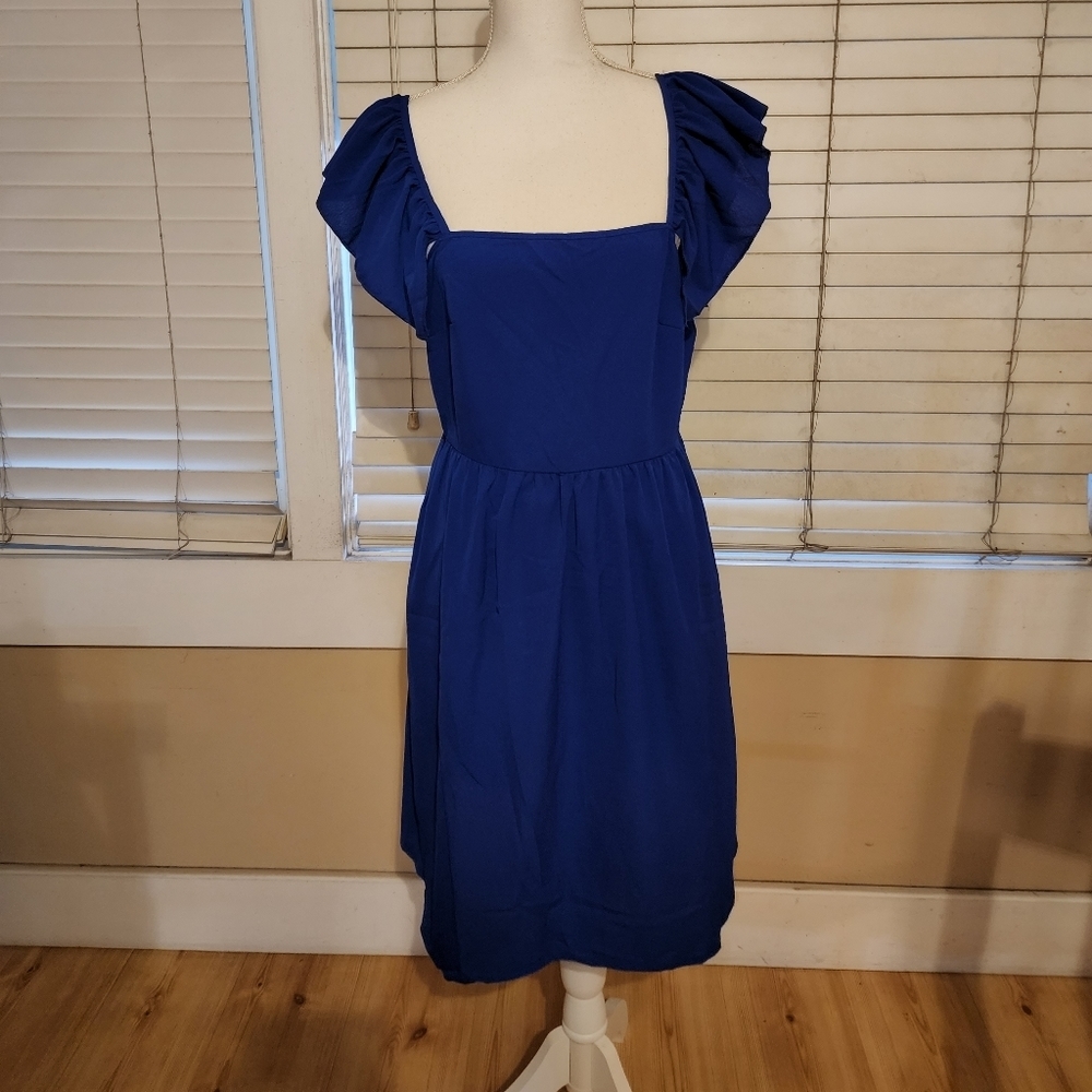 SHEIN Women's Shirred Back Ruffle Cami Dress - Picture 4 of 12